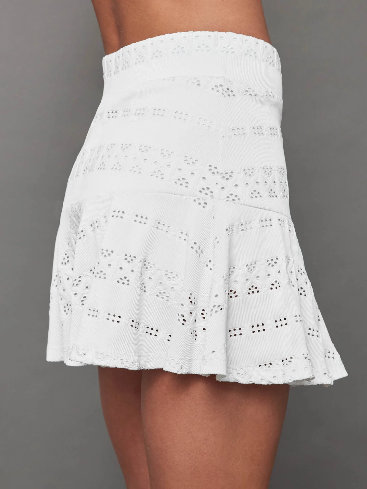 A-Line Skort - White