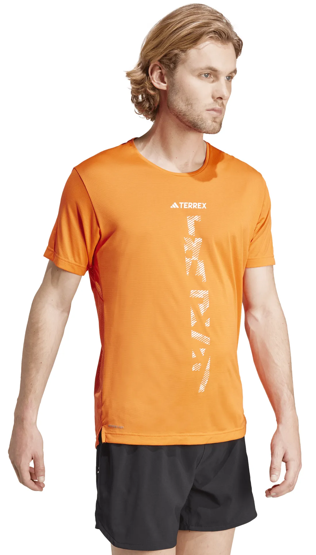 Adidas Men&#x27;s Terrex Agravic Trail Running T-Shirt Semi Impact Orange/White | Buy Adidas Men&#x27;s Terrex Agravic Trail Running T-Shirt Semi Impact Orange/White here | Outnorth