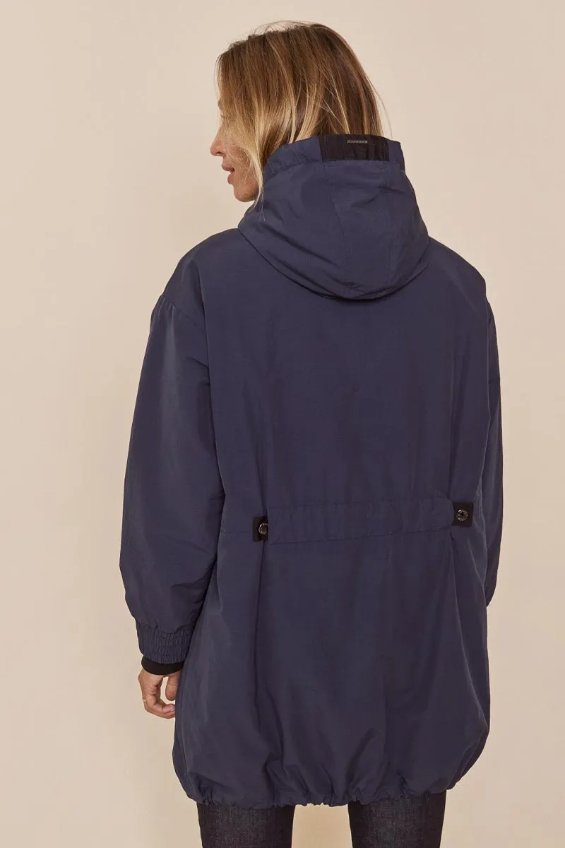 Anya Parka Coat | Salute Navy | Frakke fra Mos Mosh