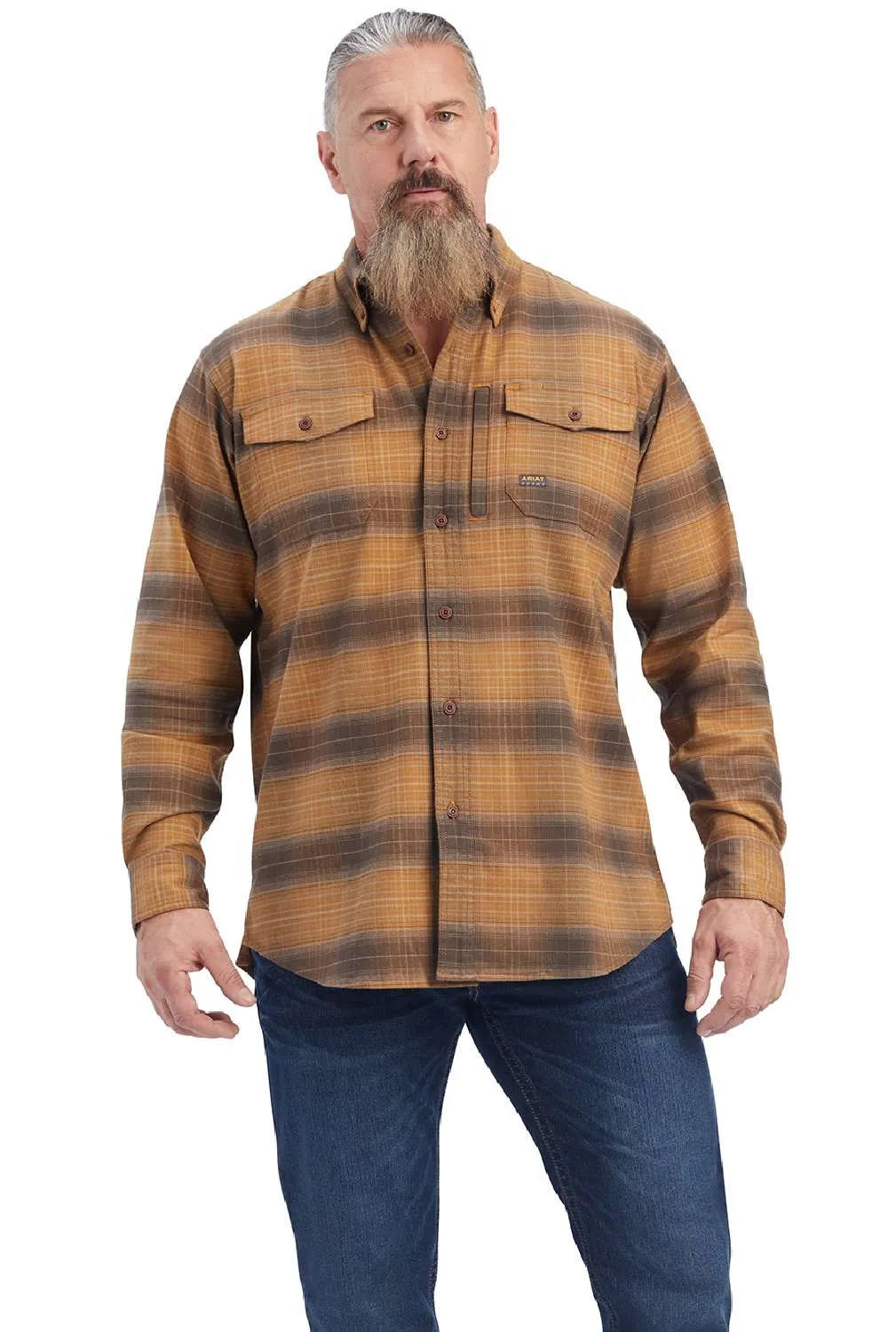 Ariat Rebar Flannel Durastretch Work Shirt