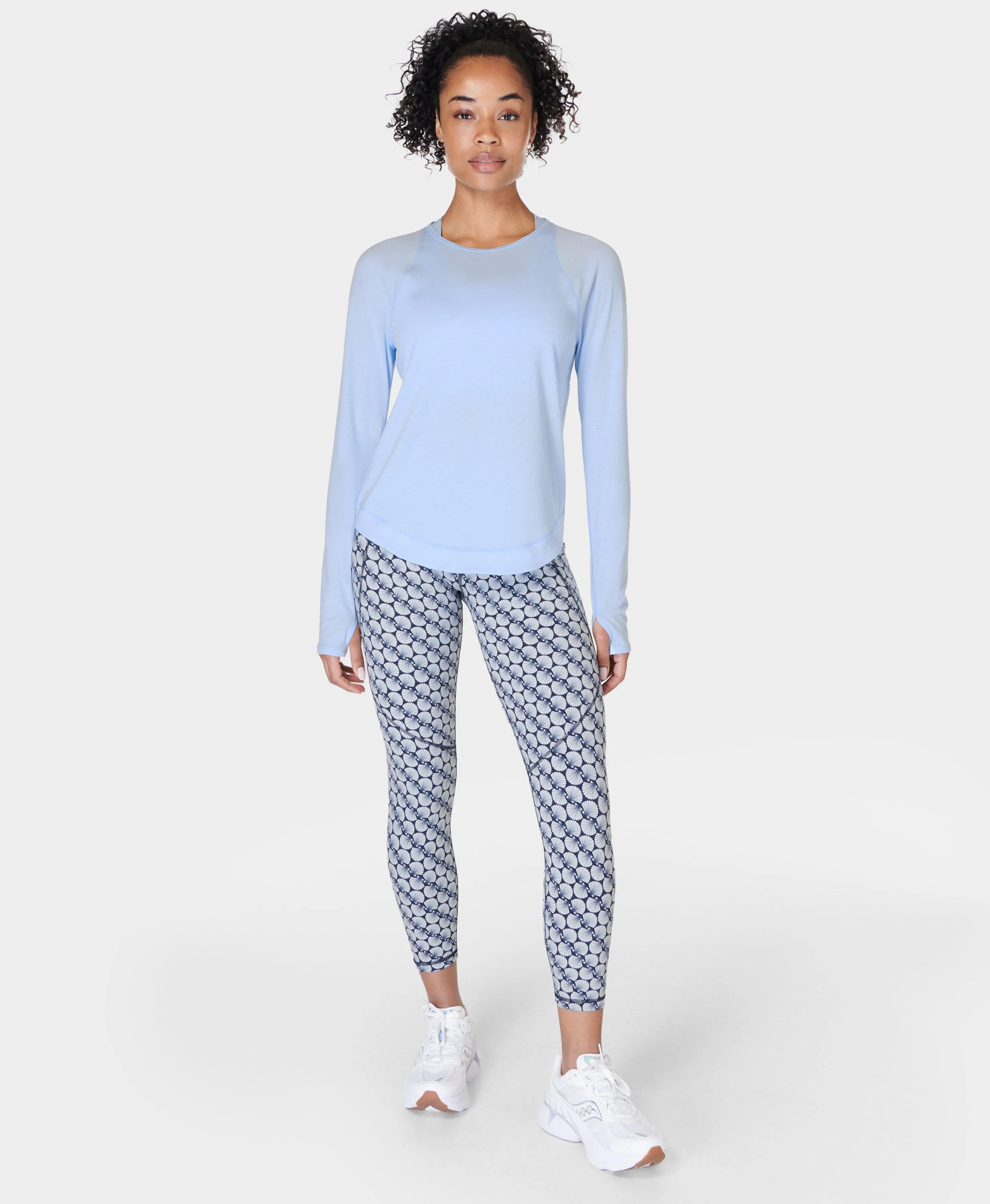 Breathe Easy Long Sleeve Top Sb9122 Breeze-Blue