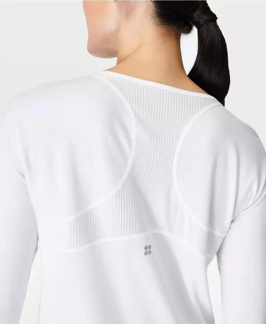 Breathe Easy Long Sleeve Top Sb9122 White