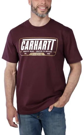 Carhartt Men&#x27;s Heavyweight Graphic Short Sleeve T-Shirt Port | Buy Carhartt Men&#x27;s Heavyweight Graphic Short Sleeve T-Shirt Port here | Outnorth