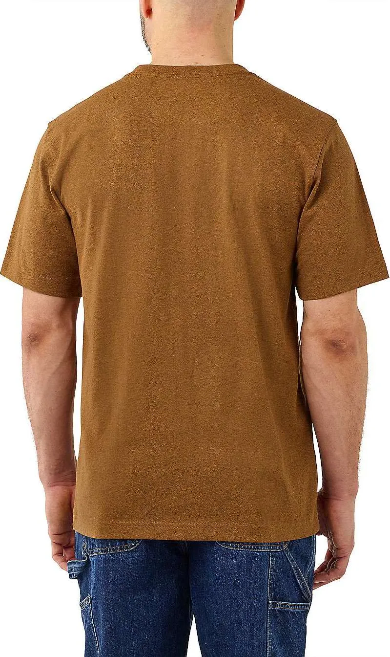 Carhartt Men&#x27;s K87 Pocket Short Sleeve T-Shirt Oiled Walnut Heather | Buy Carhartt Men&#x27;s K87 Pocket Short Sleeve T-Shirt Oiled Walnut Heather here | Outnorth