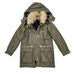 Coat Parka By The Kooples In Green, Size: S