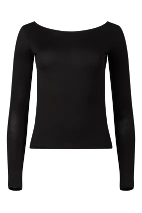 EVERYDAY LONG SLEEVE TEE BLACK