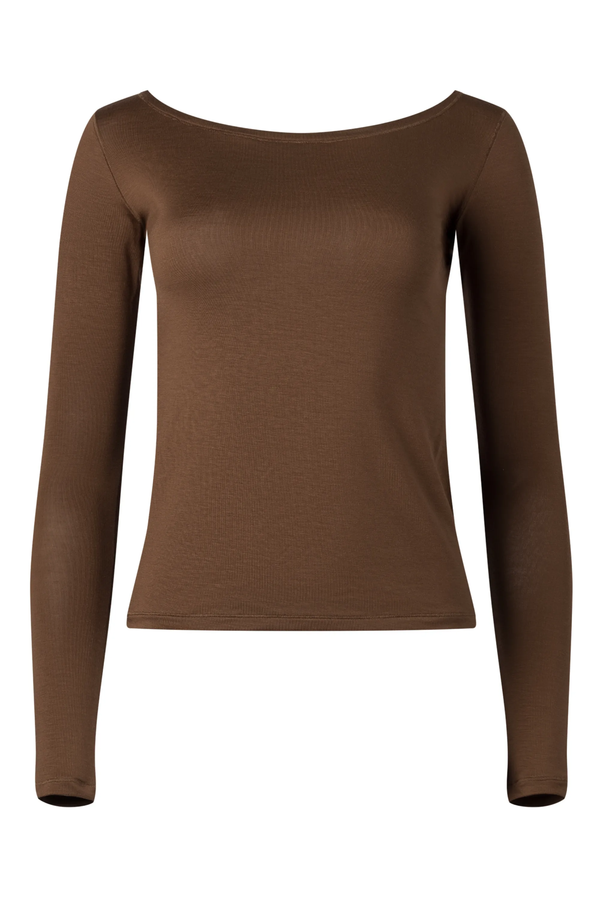 EVERYDAY LONG SLEEVE TEE COCOA