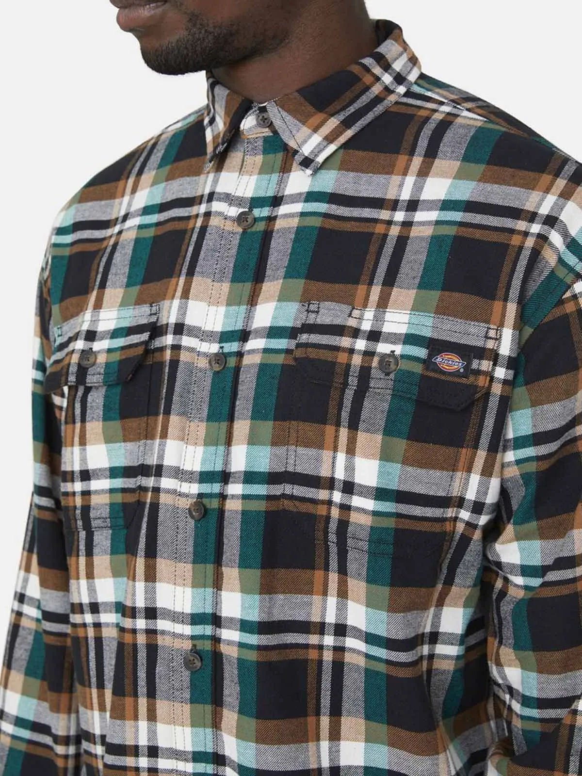 Flex&#x20;Flannel&#x20;Work&#x20;Shirt&#x20;-&#x20;Dickies