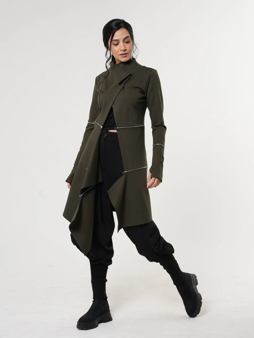 Futuristic Asymmetrical Coat