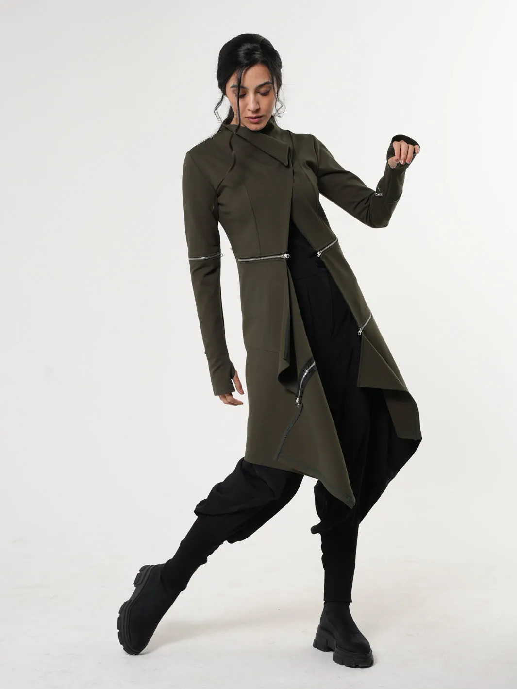 Futuristic Asymmetrical Coat