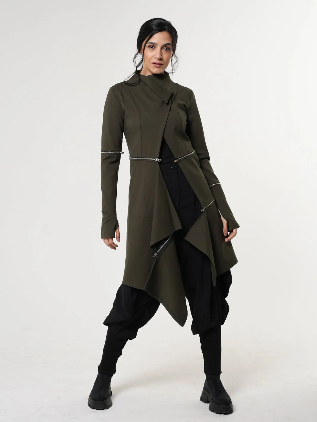 Futuristic Asymmetrical Coat