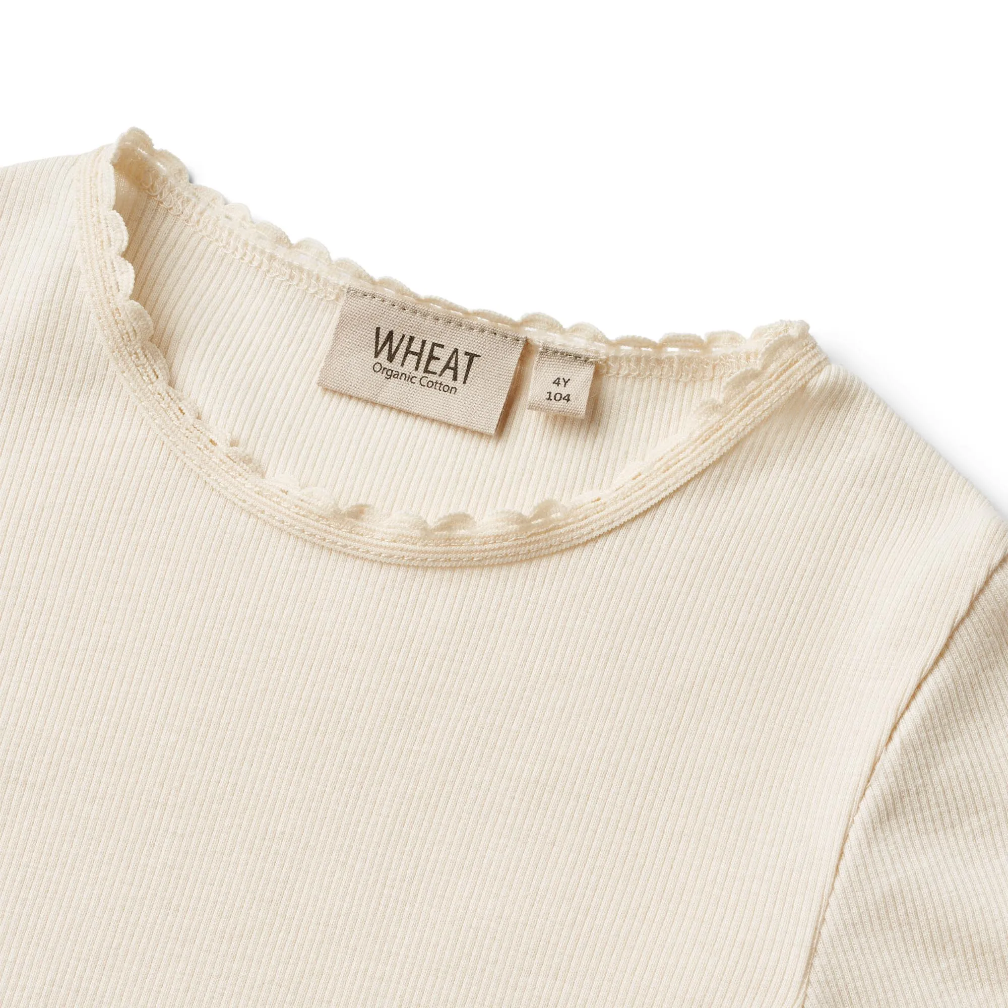 Geripptes Langarm-Shirt Reese Cream