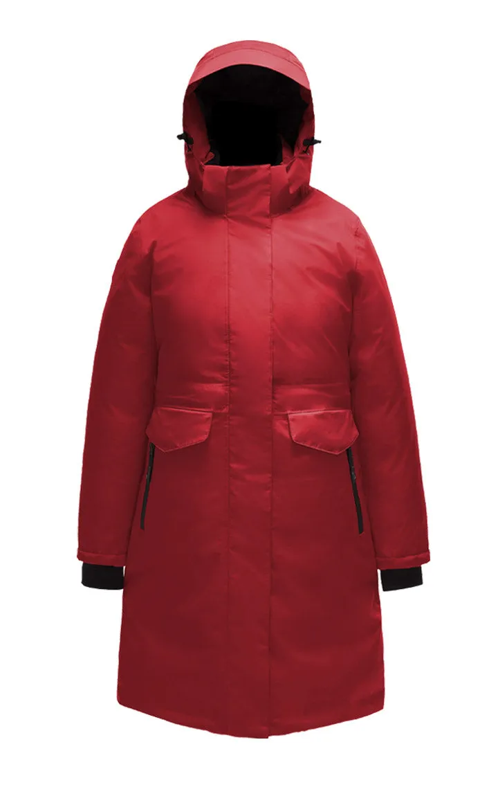 Stylish Gravina Womens Premium Long Down Coat - Warmth & Elegance for Winter