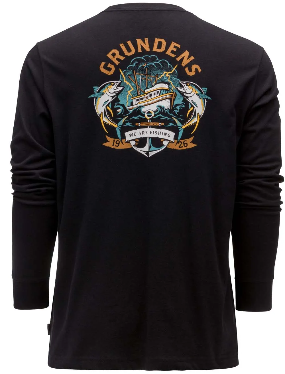 Grundéns Men&#x27;s Tuna Tattoo Long Sleeve T-Shirt Black | Buy Grundéns Men&#x27;s Tuna Tattoo Long Sleeve T-Shirt Black here | Outnorth