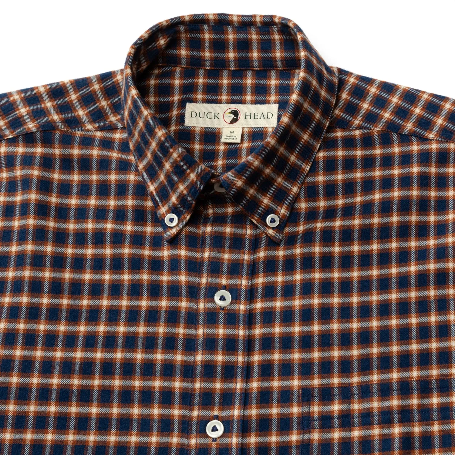 Harps Plaid Cotton Flannel Sport Shirt