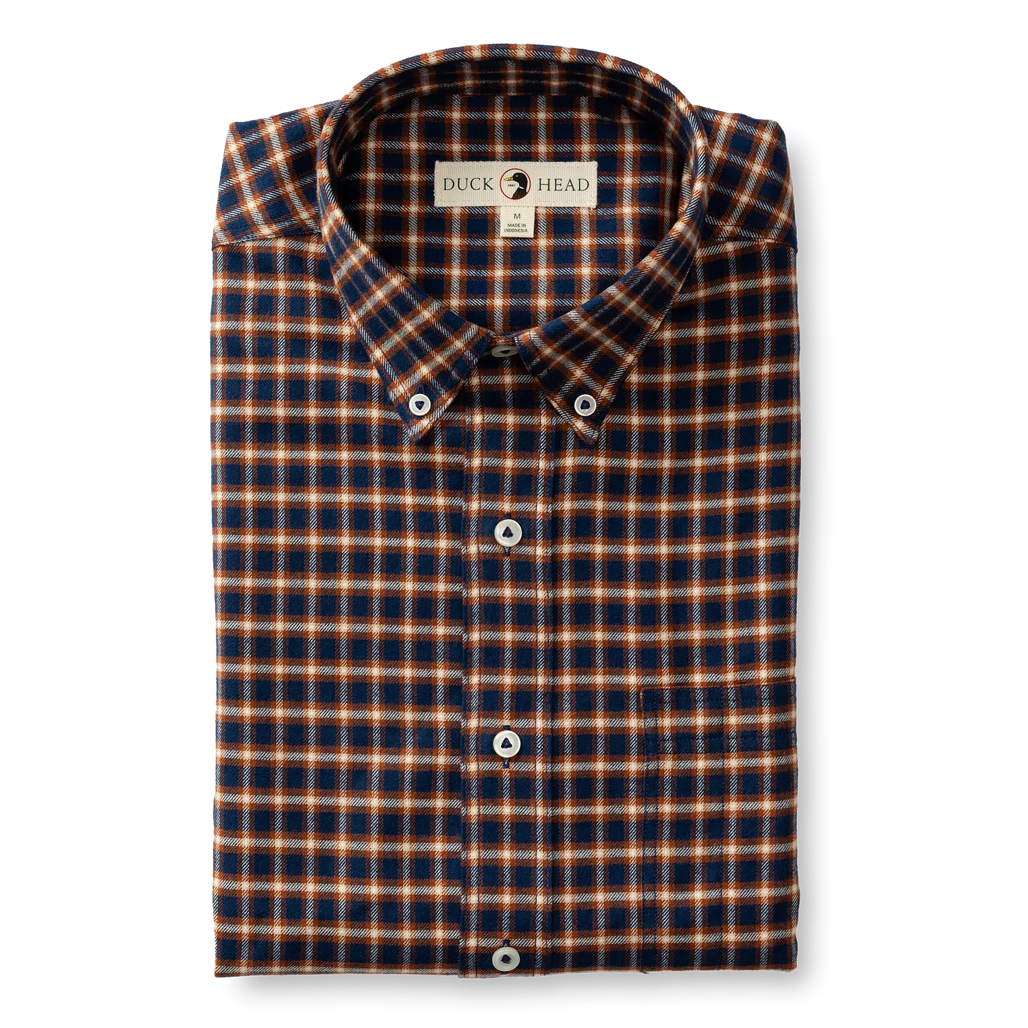 Harps Plaid Cotton Flannel Sport Shirt