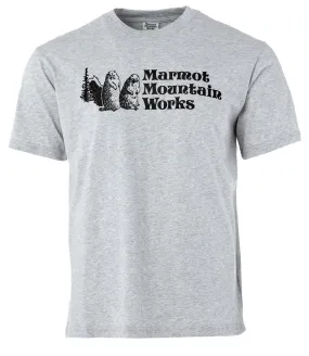 Marmot Men&#x27;s Marmot Mountain Works Short-Sleeve T-Shirt Grey | Buy Marmot Men&#x27;s Marmot Mountain Works Short-Sleeve T-Shirt Grey here | Outnorth