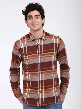 Men Checked Full Sleeve Cotton Shirt