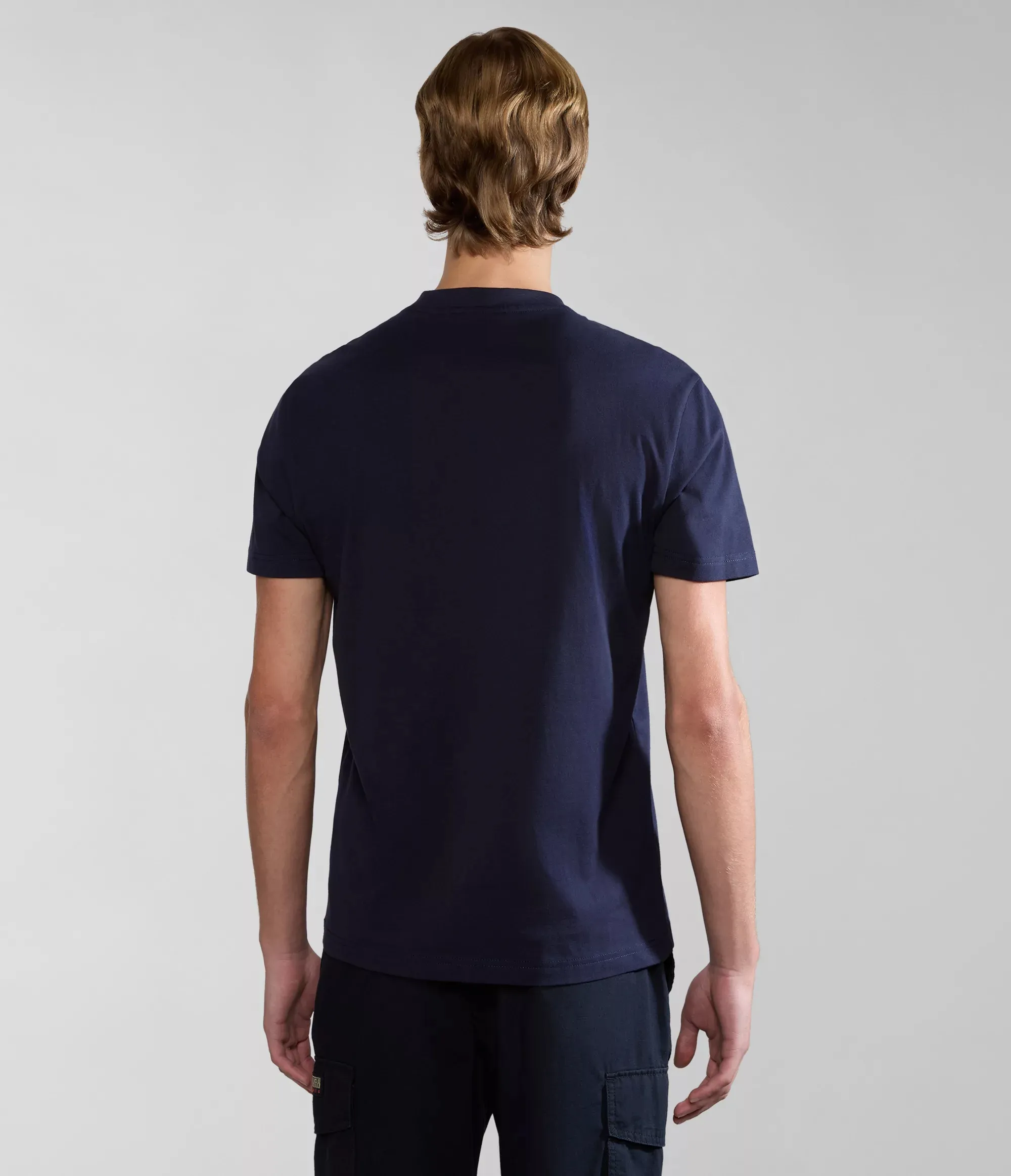 Napapijri Men&#x27;s Iaato Short Sleeve T-Shirt Dark Blue | Buy Napapijri Men&#x27;s Iaato Short Sleeve T-Shirt Dark Blue here | Outnorth