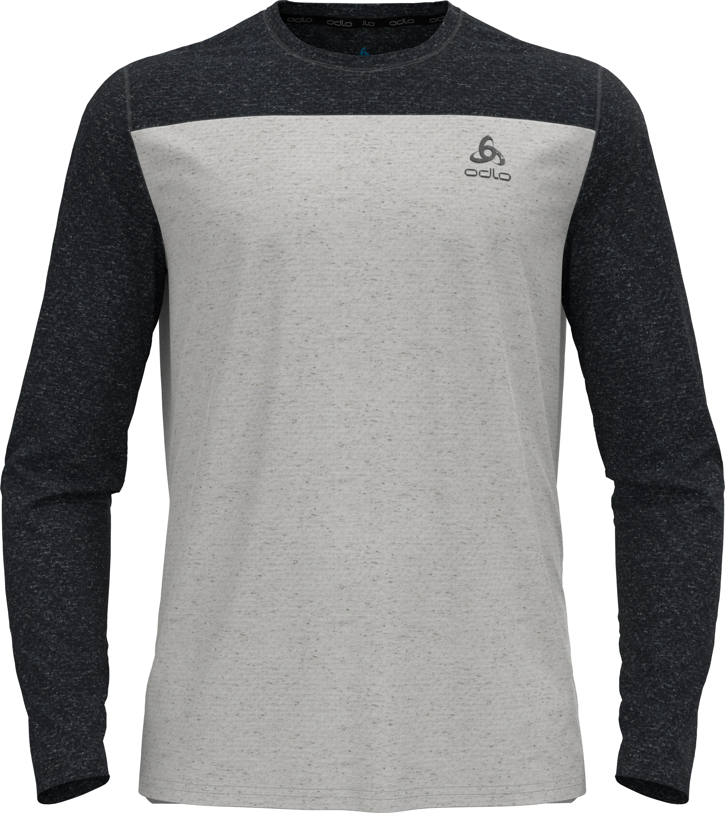 Odlo Men&#x27;s T-shirt Crew Neck L/S X-Alp Linencool Black/Odlo Concrete Grey | Buy Odlo Men&#x27;s T-shirt Crew Neck L/S X-Alp Linencool Black/Odlo Concrete Grey here | Outnorth