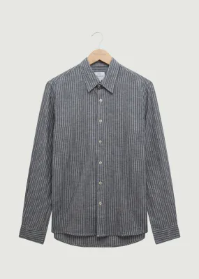 Otton LS Shirt - Navy/White