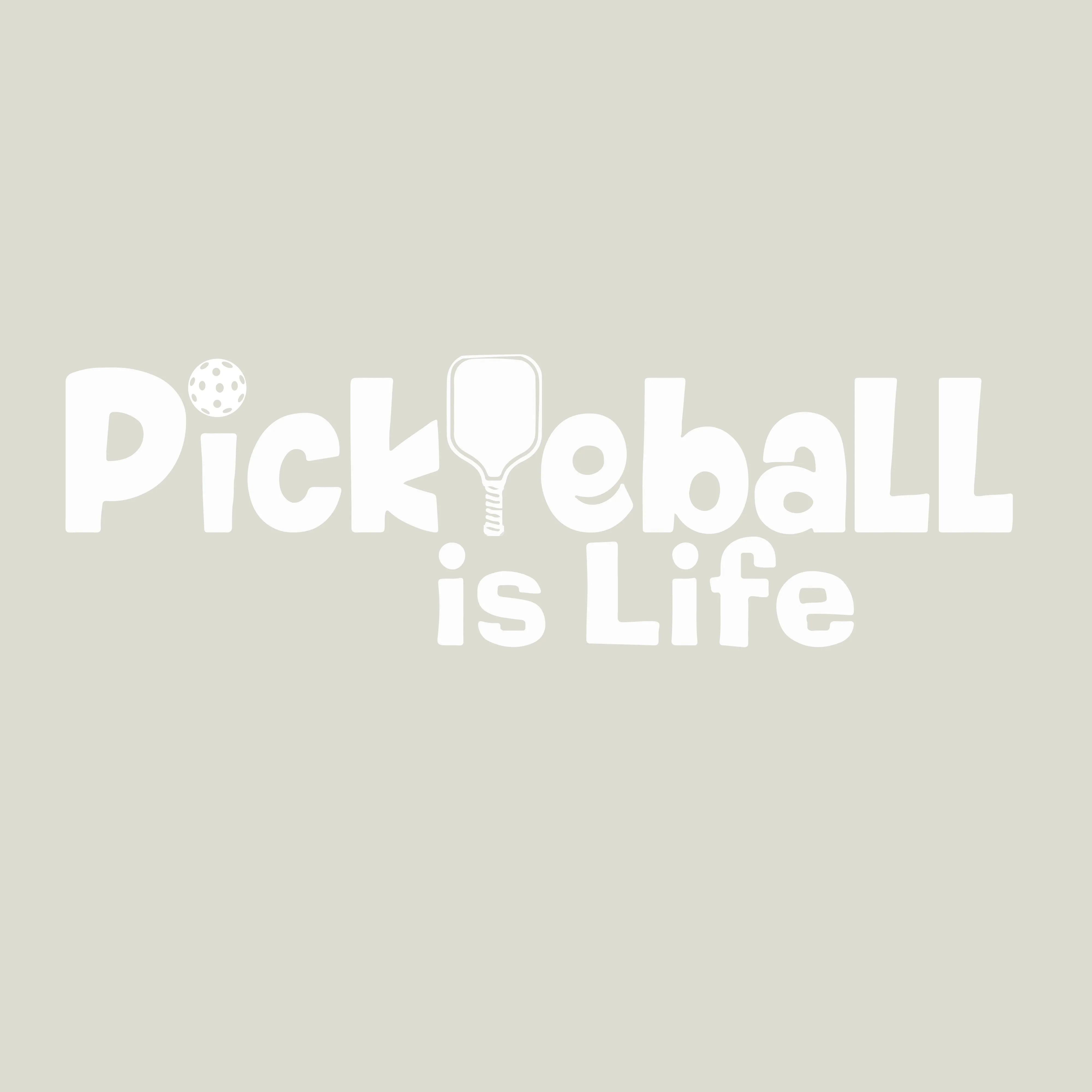 Pickleball Is Life | Men’s Short Sleeve Athletic Shirts | 100% Polyester