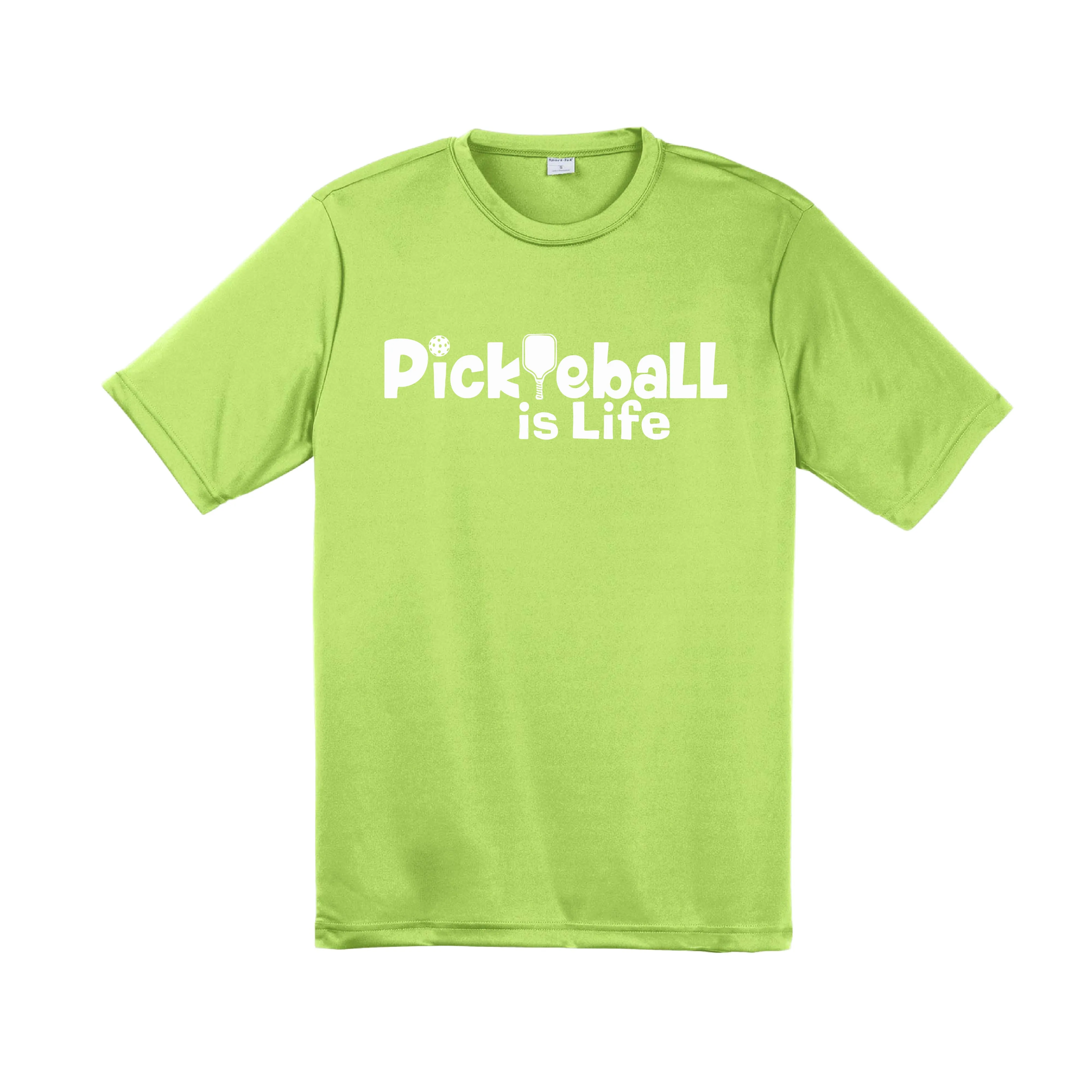 Pickleball Is Life | Men’s Short Sleeve Athletic Shirts | 100% Polyester