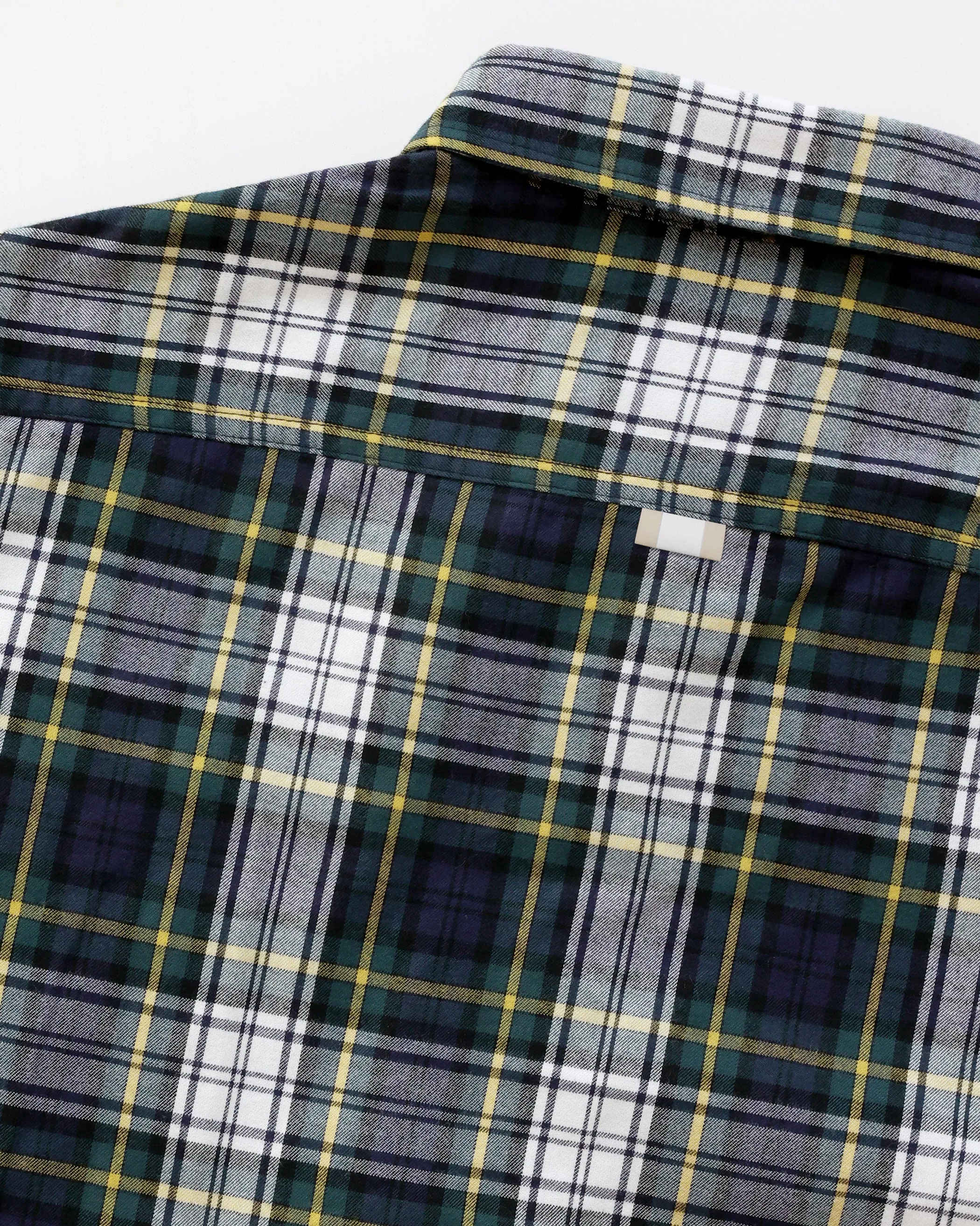 Plaid Flannel Shirt Navy - Unisex