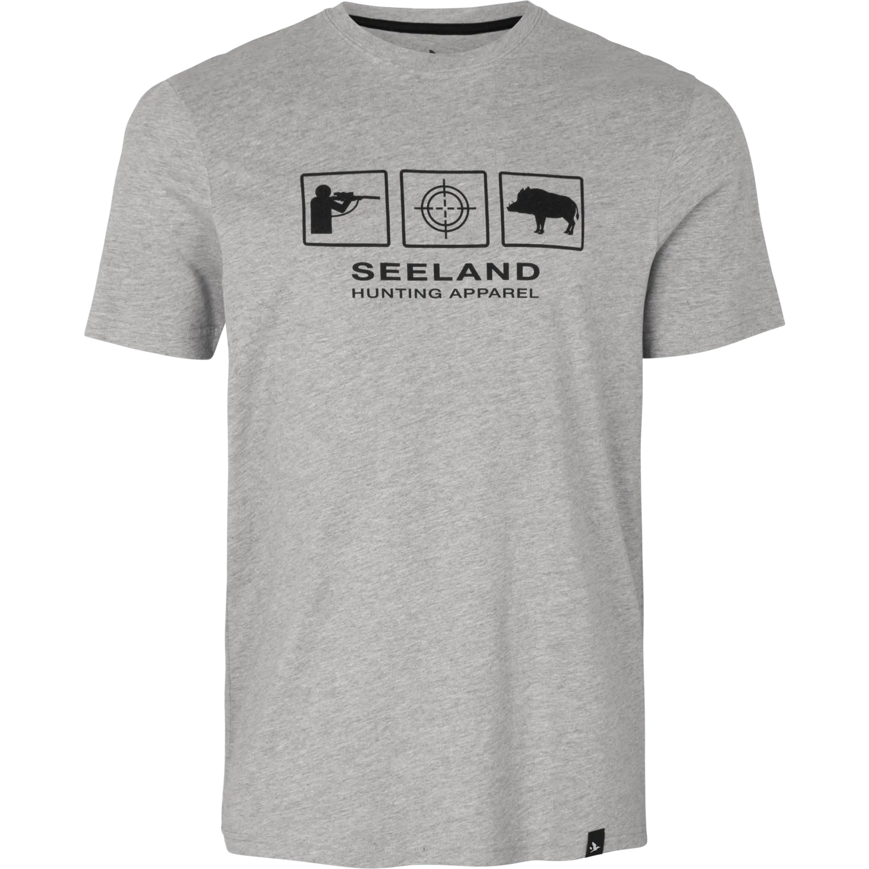 Seeland Men&#x27;s Lanner T-Shirt Melange Dark Grey Melange | Buy Seeland Men&#x27;s Lanner T-Shirt Melange Dark Grey Melange here | Outnorth