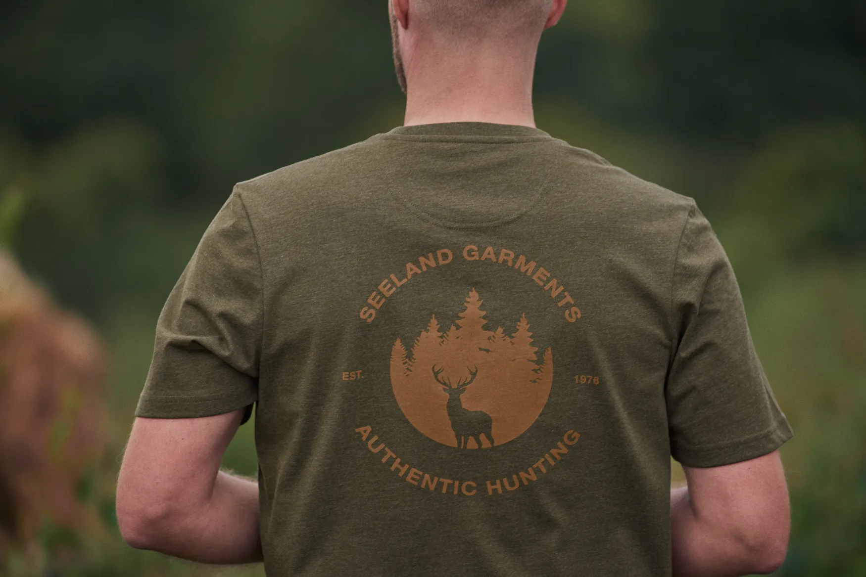 Seeland Men&#x27;s Saker T-Shirt Pine Green Melange | Buy Seeland Men&#x27;s Saker T-Shirt Pine Green Melange here | Outnorth
