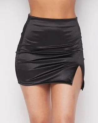 Slay Slit Mini Skirt