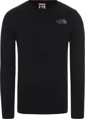 The North Face Men&#x27;s Easy Long-Sleeve T-Shirt TNF Black/Zinc Grey | Buy The North Face Men&#x27;s Easy Long-Sleeve T-Shirt TNF Black/Zinc Grey here | Outnorth