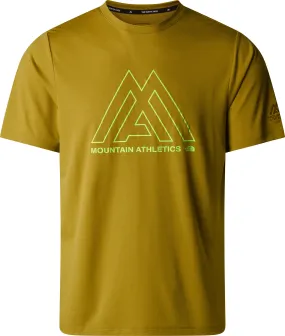 The North Face Men&#x27;s Mountain Athletics 24/7 T-Shirt Amber Green | Buy The North Face Men&#x27;s Mountain Athletics 24/7 T-Shirt Amber Green here | Outnorth