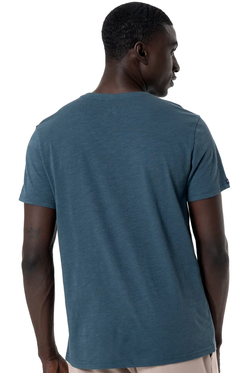 V-Neck T-Shirt _ 145358 _ Teal