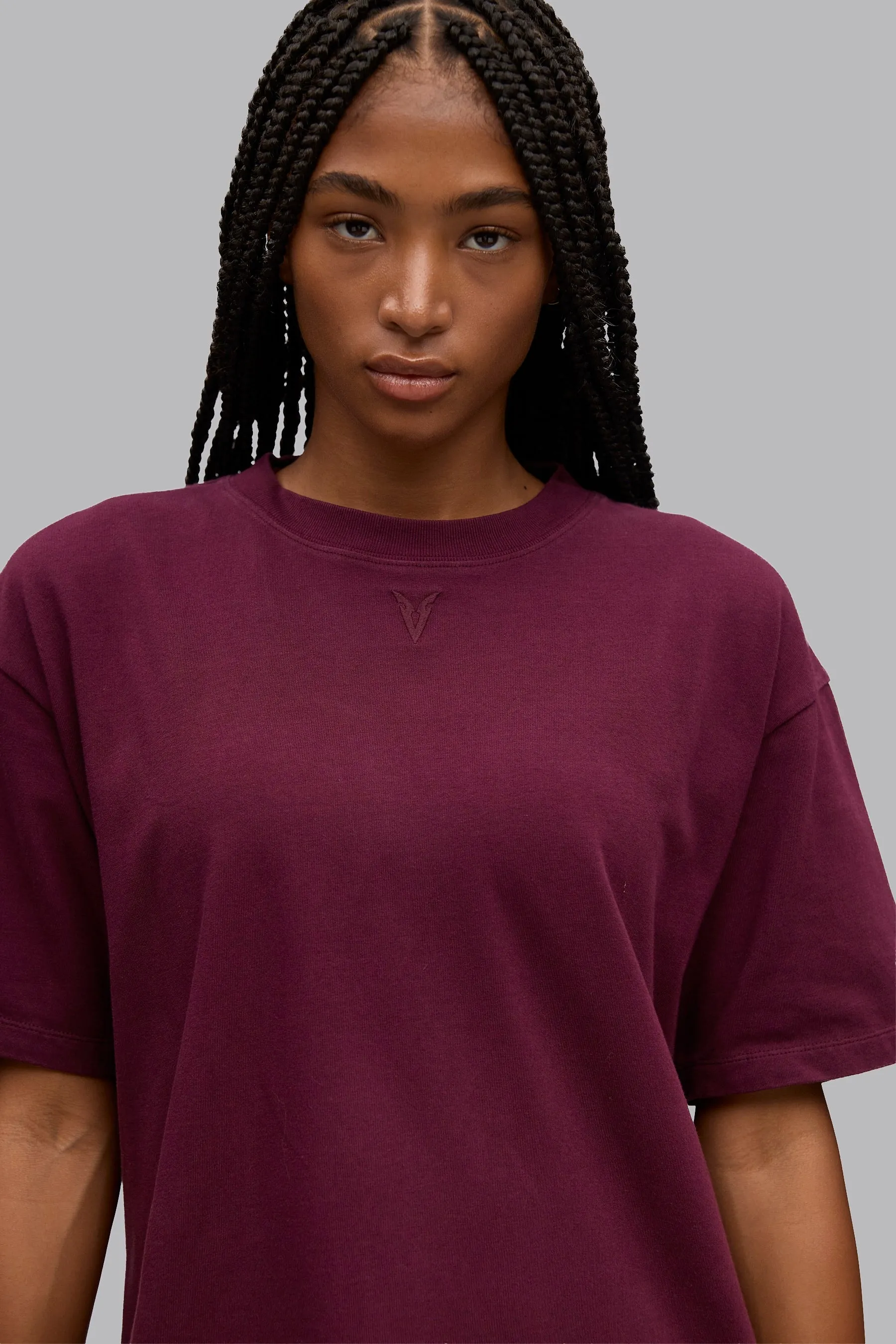 V_LYFE220 T-SHIRT - Burgundy