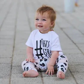 White #THISGIRLTHO Slogan T-Shirt