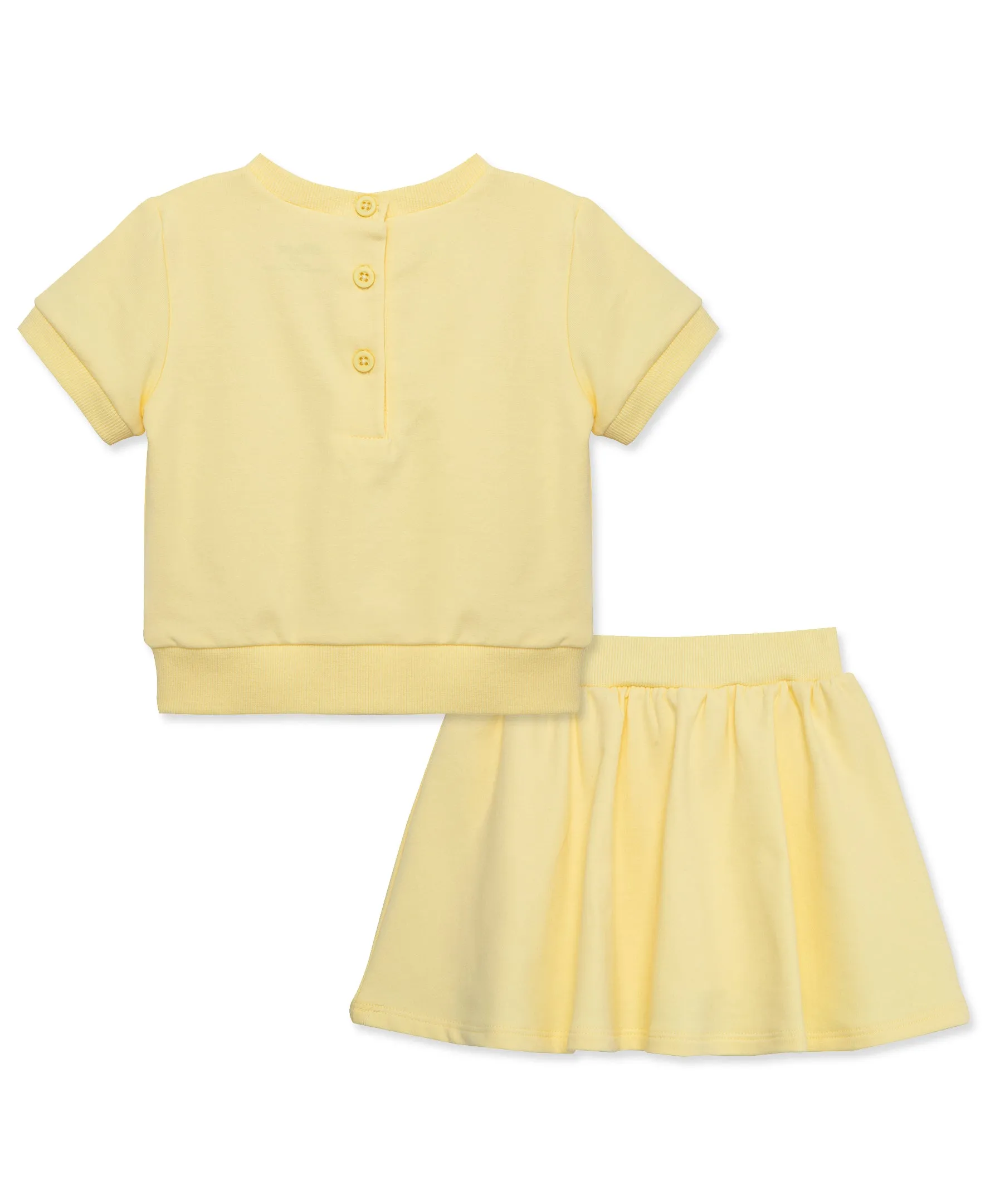 Yellow 2-Piece Infant Skort Set (12M-24M)