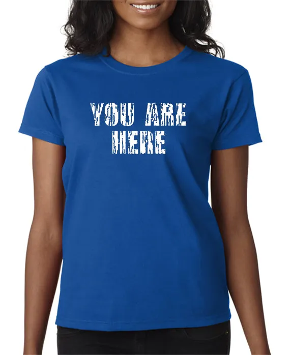 You Are Here T-shirt - Entourage Tee Shirt